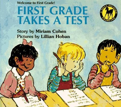 Tapa de First grade takes a test