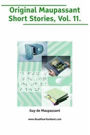 Tapa de Original Maupassant Short Stories, Volume 11