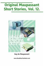 Tapa de Original Maupassant Short Stories, Volume 12