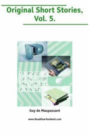 Tapa de Original Maupassant Short Stories, Volume 5