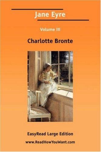 Tapa de Jane Eyre Volume III [EasyRead Large Edition]