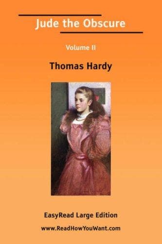 Tapa de Jude the Obscure Volume II [EasyRead Large Edition]