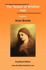 Tapa de The Tenant of Wildfell Hall Volume I