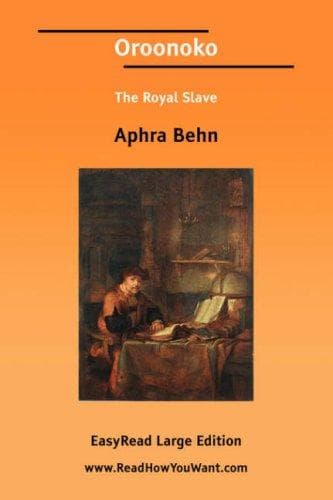 Tapa de Oroonoko The Royal Slave [EasyRead Large Edition]