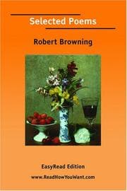 Tapa de Selected Poems