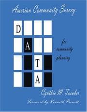 Tapa de American Community Survey Data for Community Planning