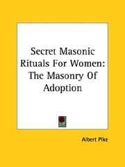 Tapa de Secret Masonic Rituals For Women