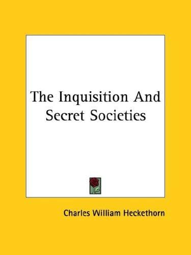 Tapa de The Inquisition and Secret Societies
