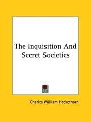 Tapa de The Inquisition and Secret Societies