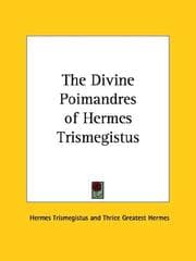 Tapa de The Divine Poimandres of Hermes Trismegistus