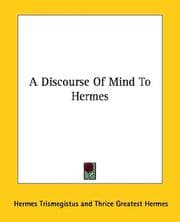 Tapa de A Discourse of Mind to Hermes