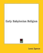 Tapa de Early Babylonian Religion