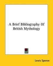 Tapa de A Brief Bibliography of British Mythology
