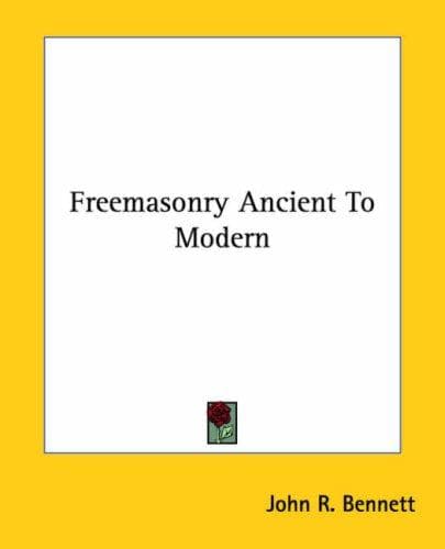 Tapa de Freemasonry Ancient To Modern