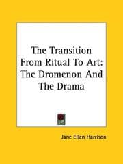 Tapa de The Transition from Ritual to Art