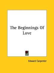 Tapa de The Beginnings of Love