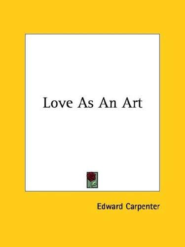 Tapa de Love As an Art
