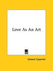 Tapa de Love As an Art