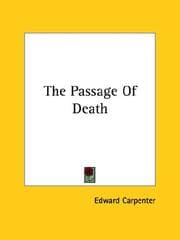 Tapa de The Passage of Death