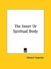 Tapa de The Inner or Spiritual Body
