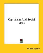 Tapa de Capitalism and Social Ideas