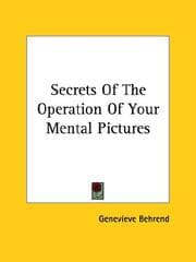 Tapa de Secrets Of The Operation Of Your Mental Pictures