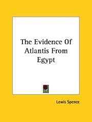 Tapa de The Evidence of Atlantis from Egypt