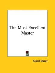 Tapa de The Most Excellent Master