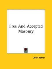 Tapa de Free And Accepted Masonry