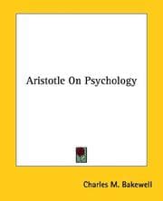 Tapa de Aristotle on Psychology