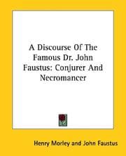 Tapa de A Discourse Of The Famous Dr. John Faustus