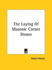Tapa de The Laying Of Masonic Corner Stones