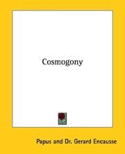 Tapa de Cosmogony