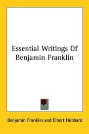 Tapa de Essential Writings Of Benjamin Franklin