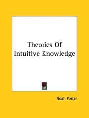 Tapa de Theories of Intuitive Knowledge