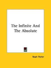 Tapa de The Infinite and the Absolute