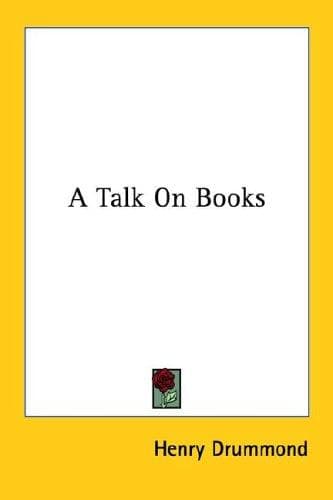 Tapa de A Talk on Books