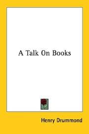 Tapa de A Talk on Books