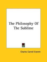 Tapa de The Philosophy of the Sublime