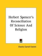 Tapa de Herbert Spencer's Reconciliation of Science and Religion