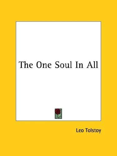 Tapa de The One Soul in All