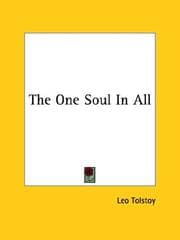 Tapa de The One Soul in All