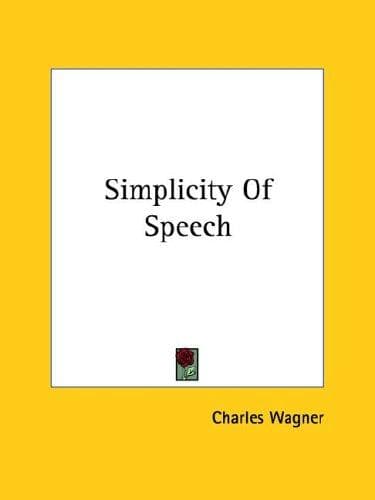 Tapa de Simplicity of Speech