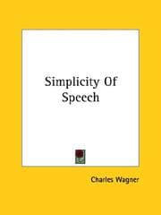 Tapa de Simplicity of Speech