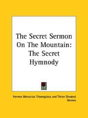 Tapa de The Secret Sermon on the Mountain