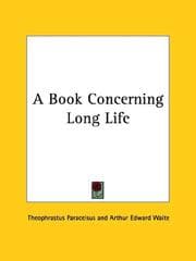 Tapa de A Book Concerning Long Life