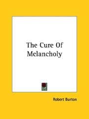 Tapa de The Cure of Melancholy