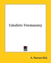 Tapa de Cabalistic Freemasonry