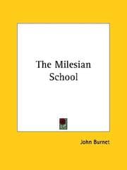 Tapa de The Milesian School