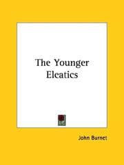 Tapa de The Younger Eleatics
